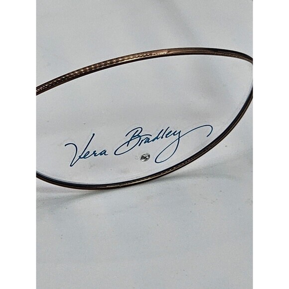 Vera Bradley Eyeglasses VB3019 JBL Designer Demo Lens Brown 51-18-135 With Case - Picture 13 of 14